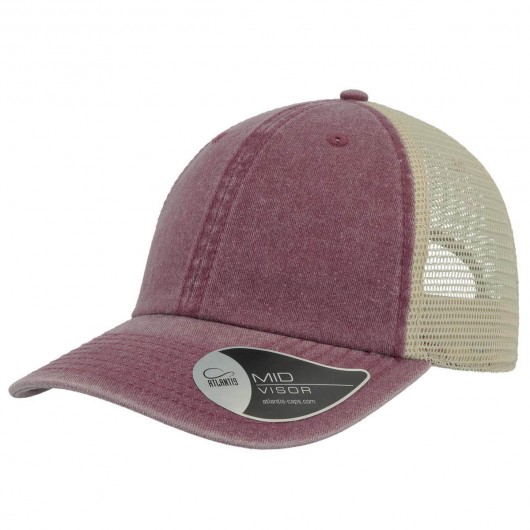Burgundy Case Trucker Caps